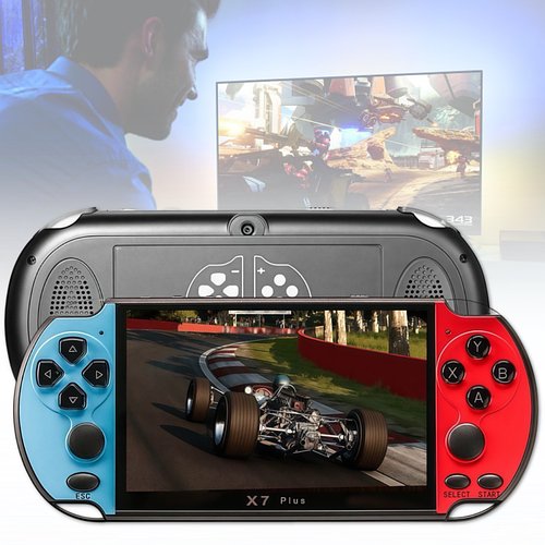 Ігрова консоль на 1000 ігор з екраном 5.1" та TV виходом PSP X7 8GB