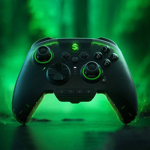 Ігровий бездротовий геймпад контролер джойстик Black Shark Green Ghost Gamepad BH01 ПК Windows Android iOS