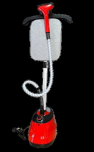 Відпарювач вертикальний для одягу Garment Steamer 2000W Червона Парова праска для всіх видів тканини