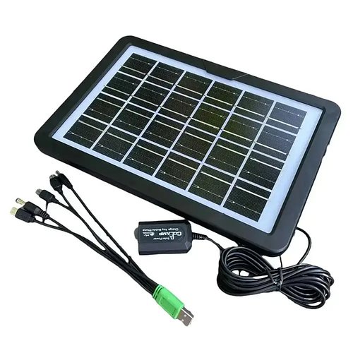 Переносна сонячна панель CCLamp CL-1612 12W 16V 9V 6V IP65 з набором перехідників для заряджання телефонів HP227