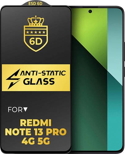 Захисне скло 6D Anti-Static Xiaomi Redmi Note 13 Pro (4G/5G) Glass Shield