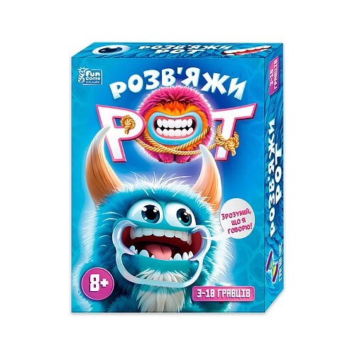Настільна гра Розв'яжи рот (200 карток, 3-10 учасників) 24835