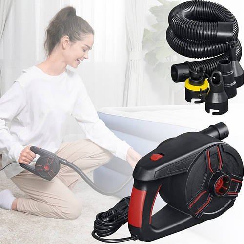 Насос електричний підвищеної потужності 220V 1200 л/хв. Bestway 62247 Насос з 4 насадками для надувних виробів