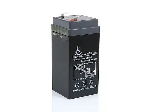 Акумуляторна батарея для ваг 4V 4Ah 330 г свинцево-кислотна, герметична, для електронних ваг і UPS