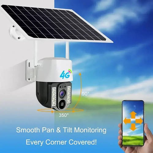 Вулична Wifi камера відеонагляду tp8 v380 4G pro WiFi під сім карту 4G sim з сонячною панеллю HP227