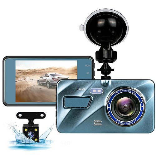 Автомобільний відеореєстратор Dual Lens A10 F9 V2 Full HD 1080 H31 3.5 дюйми Реєстратор в авто на 2 камери