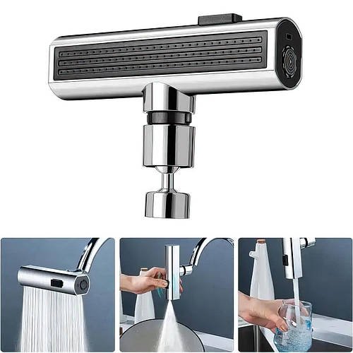 Насадка на кран для змішувача водоспад 3в1 SILVER HP227