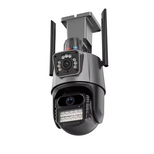 Камера Wi-Fi вулична поворотна з сиреною та зумом Dual Lens Zoom
