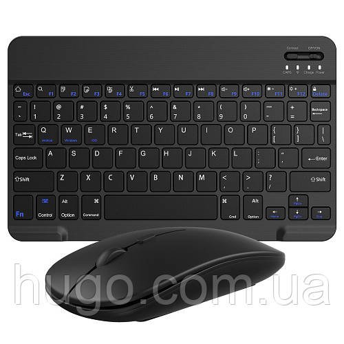 Бездротова Bluetooth клавіатура з мишкою, BT Combo / Міні клавіатура і мишка / Клавіатура для планшета