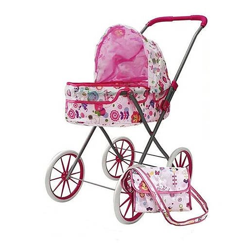 Коляска для ляльок TK Group (63 х 36 х 72 см, складана конструкція, сумка для речей) TK 26-902