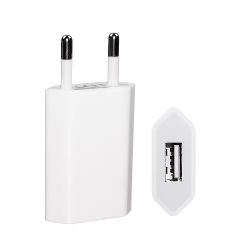 Зарядний пристрій-адаптер живлення USB 5V/1A