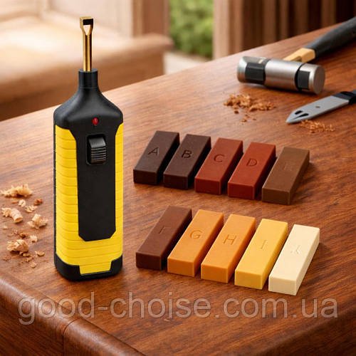 Набір для ремонту дерев'яних поверхонь / Ремонтний набір для реставрації ламінату / Ремкомплект від тріщин