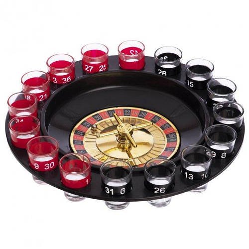 Настільна гра Алко Рулетка Drinking Roulette Brain Game Set 066 16 чарок HP227