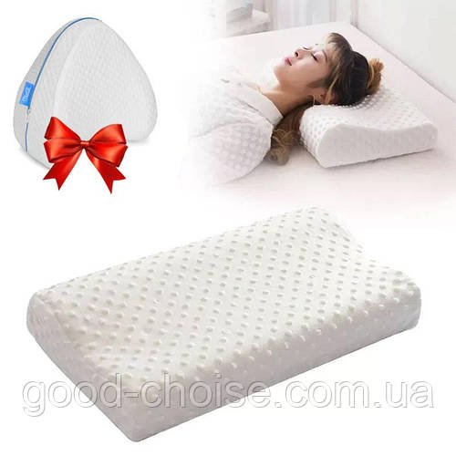 Подушка ортопедична GH1188 + Подушка для ніг і ступень Contour Legacy Leg Pillow / Подушка для сну
