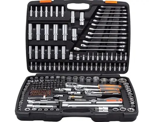 Автомобільний набір інструментів 216 предметів Інструменти в кейсі