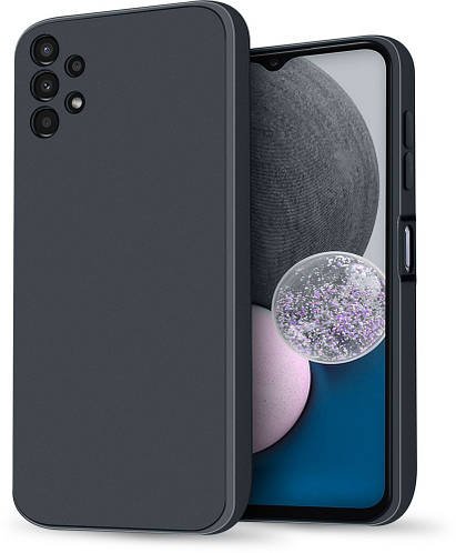 Силіконовий чохол HardCorner Samsung Galaxy A13 A135 (з мікрофіброю) Gray Blue