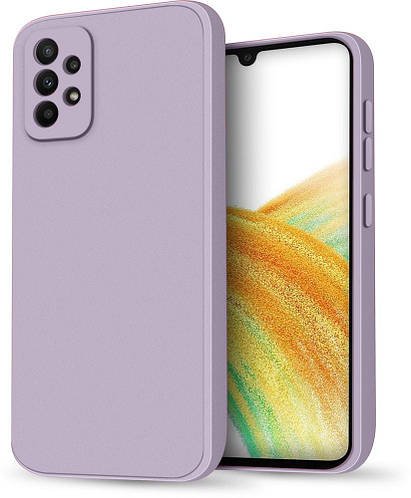 Силіконовий чохол HardCorner Samsung Galaxy A33 A336 (з мікрофіброю) Lilac