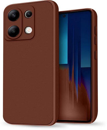 Силіконовий чохол HardCorner Xiaomi Poco M6 Pro (з мікрофіброю) Wine