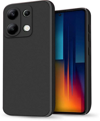 Силіконовий чохол HardCorner Xiaomi Poco M6 Pro (з мікрофіброю) Black