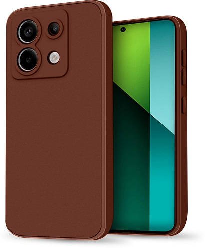 Силіконовий чохол HardCorner Xiaomi Redmi Note 13 Pro 5G (з мікрофіброю) Wine