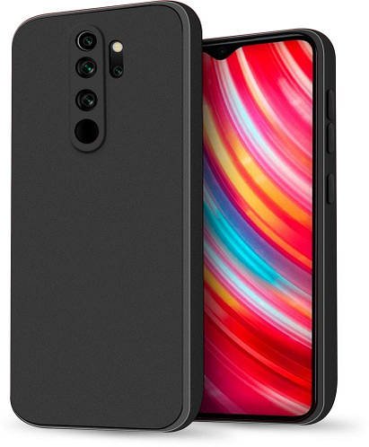 Силіконовий чохол HardCorner Xiaomi Redmi Note 8 Pro (з мікрофіброю) Black