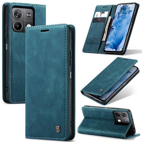 Чохол книжка з магнітом Xiaomi Redmi Note 13 5G CaseMe Sea Green