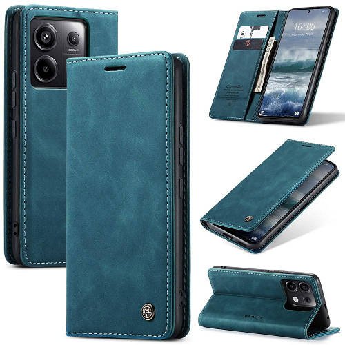 Чохол книжка з магнітом Xiaomi Redmi Note 13 Pro 5G CaseMe Sea Green