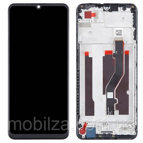 Дисплей ZTE Blade V40 Vita 8045 із сенсором та рамкою, чорний | модуль