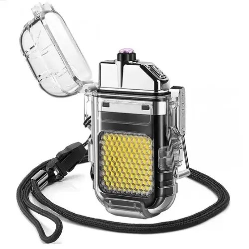 Електроімпульсна запальничка 9258 USB з ліхтариком iC227 HP227