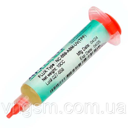 Флюс-паста AMTECH NC-559-ASM-UV (TPF) безвідмивна 10CC