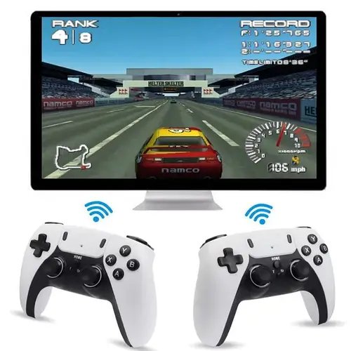 Портативна ігрова консоль M8 Pro 64ГБ, 4K HDMI, 2 бездротові джойстики, підтримка 10 емуляторів, 10 000+ ігор