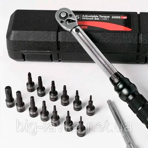 Динамометричний ключ ThinkRider Professional NL-15 PRO велосипедний  Чорний