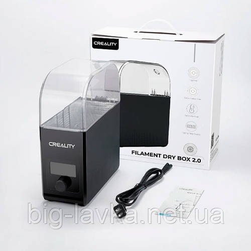 Сушіння нитки Creality Filament Dryer Box 2.0 DB-02 для 3D принтера  Чорний