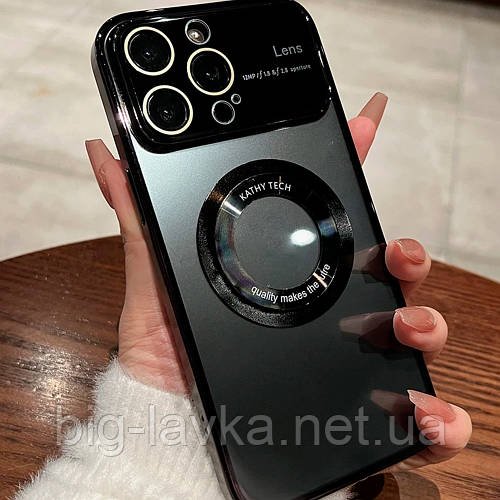 Магнітний чохол для телефону Luxurious Magnetic Cases із захистом камери  Чорний