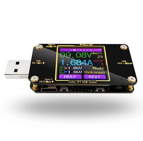 USB тестер ATORCH A3 підтримка QC2.0, QC3.0, DC 4-32V, 0-7A