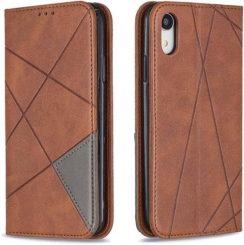Чохол книжка SHLab Prisma iPhone XR Brown