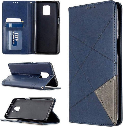 Чохол книжка SHLab Prisma Xiaomi Redmi Note 9 Pro Blue