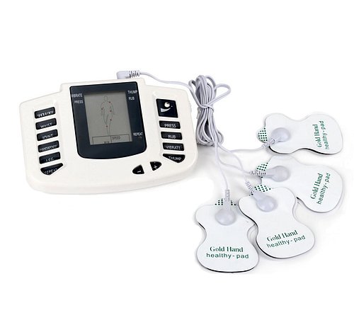 Масажер електро стимулятор точковий для тіла і стоп Electronic Pulse Massager JR-309A, тапочки-міостимулятори SN27