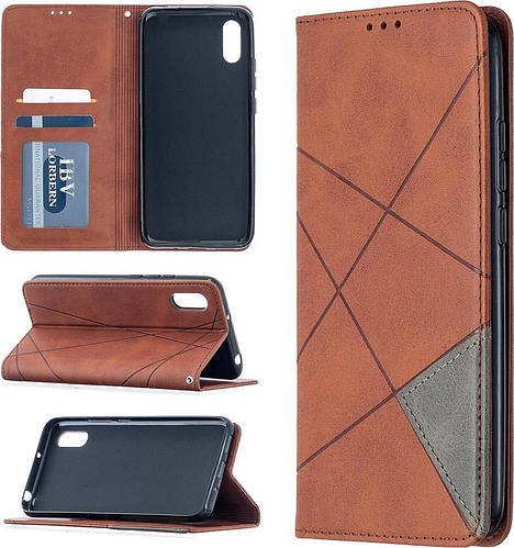 Чохол книжка SHLab Prisma Xiaomi Redmi 9A Brown