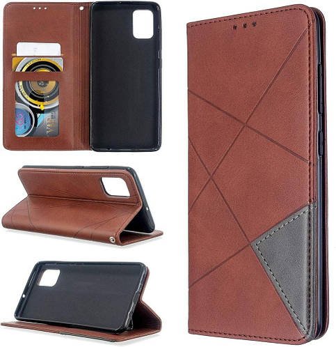 Чохол книжка SHLab Prisma Samsung Galaxy A31 A315 Brown