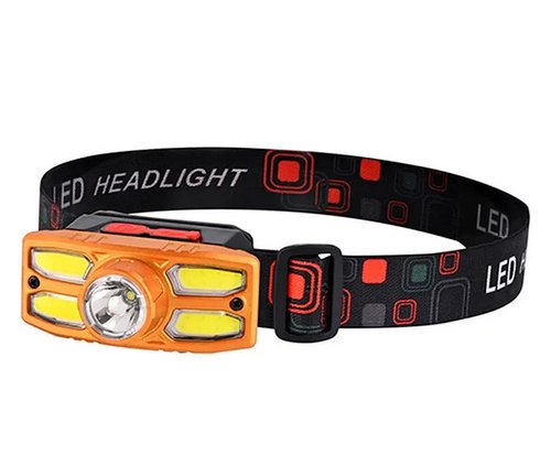 Налобний LED ліхтар акумуляторний універсальний ліхтарик Headlight HX-209 XPE+COB