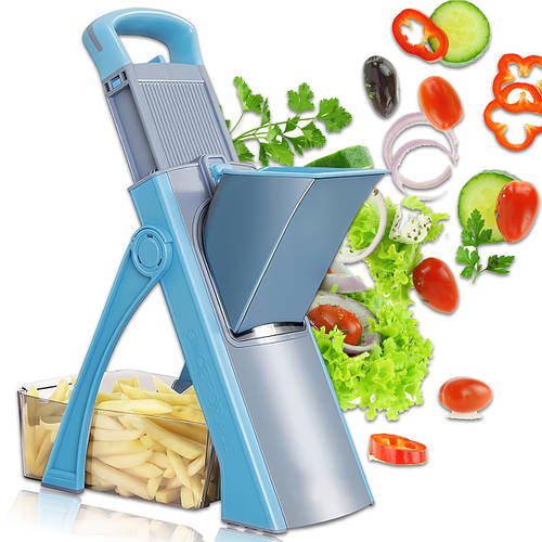 Багатофункціональна овочерізка з регульованою товщиною нарізки Vegetable cutter 223-6 Овочерізка з контейнером
