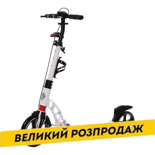 Самокат двоколісний для дорослих iTrike SR 2-014-W Білий