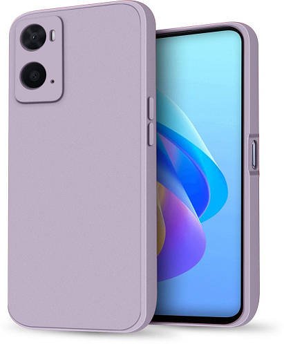 Силіконовий чохол HardCorner OPPO A96 (з мікрофіброю) Lilac