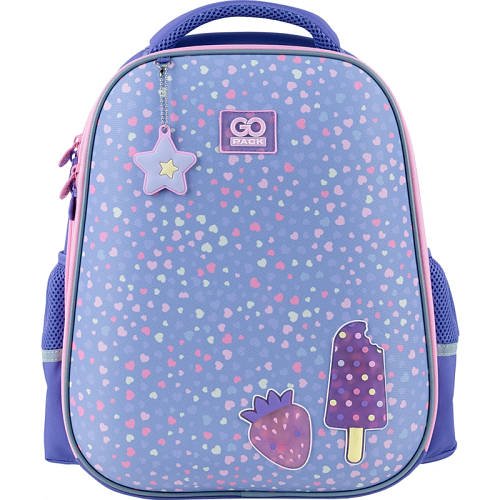 Рюкзак шкільний напівкаркасний GoPack Education (ортопедичний, зріст від 130 до 145 см) 165M-2 Just Enjoy