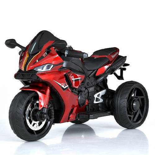 Мотоцикл електричний триколісний дитячий Bambi (2 мотори по 35W, 1 аккум. 12V5A) M 5823ELS-3 Червоний