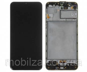 Дисплей Samsung M315 Galaxy M31 (2020) + сенсор і рамка, чорний, OLED
