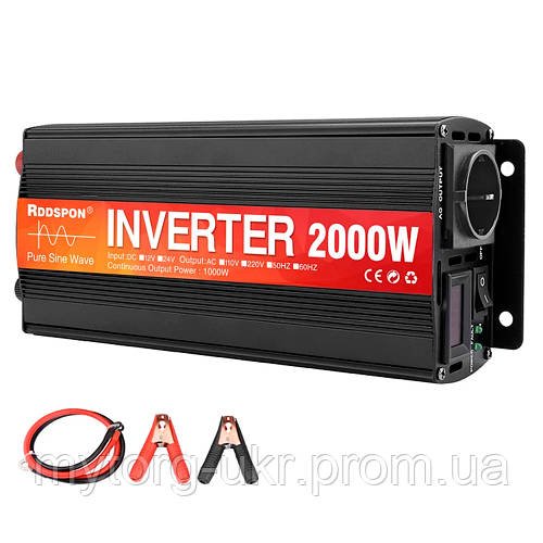 Інвертор RDDSPON 2000W 12V  Черный