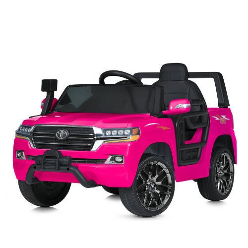 Електромобіль джип дитячий Toyota (2 мотори 40W, 1 акумулятор 12V7AH, MP3) M 5101EBLR-8 Рожевий
