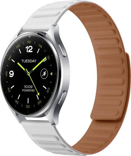 Магнітний ремінець Magneter для Xiaomi Watch 2 / 2 Pro White